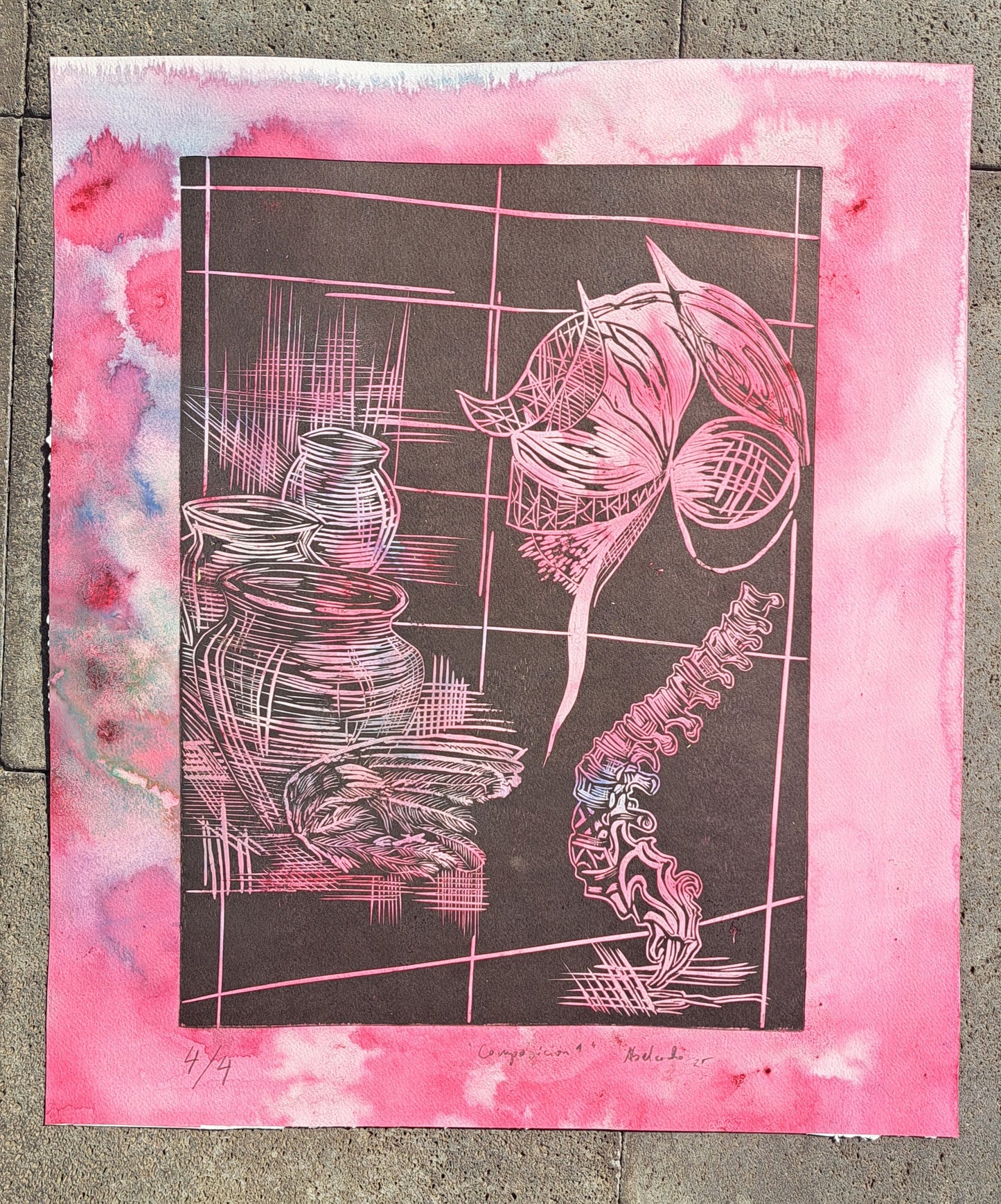 Composición 1 (Grabado)