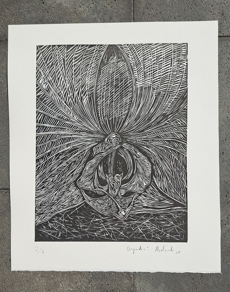 Orquídea (Grabado)