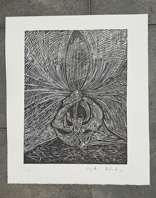 Orquídea (Grabado)