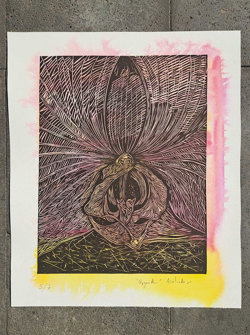 Orquídea (Grabado)