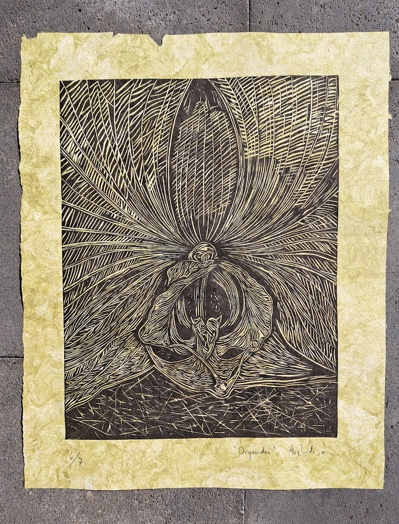 Orquídea (Grabado)