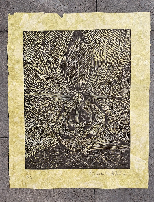 Orquídea (Grabado)