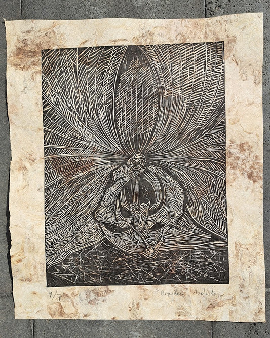 Orquídea (Grabado)