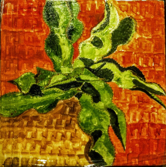 Agave en óleo