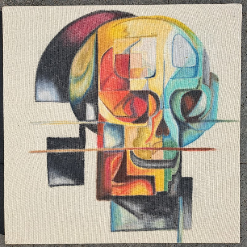 Cráneo del día fracturado