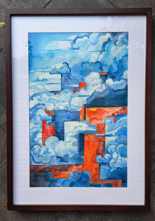 Nubes para un cielo roto