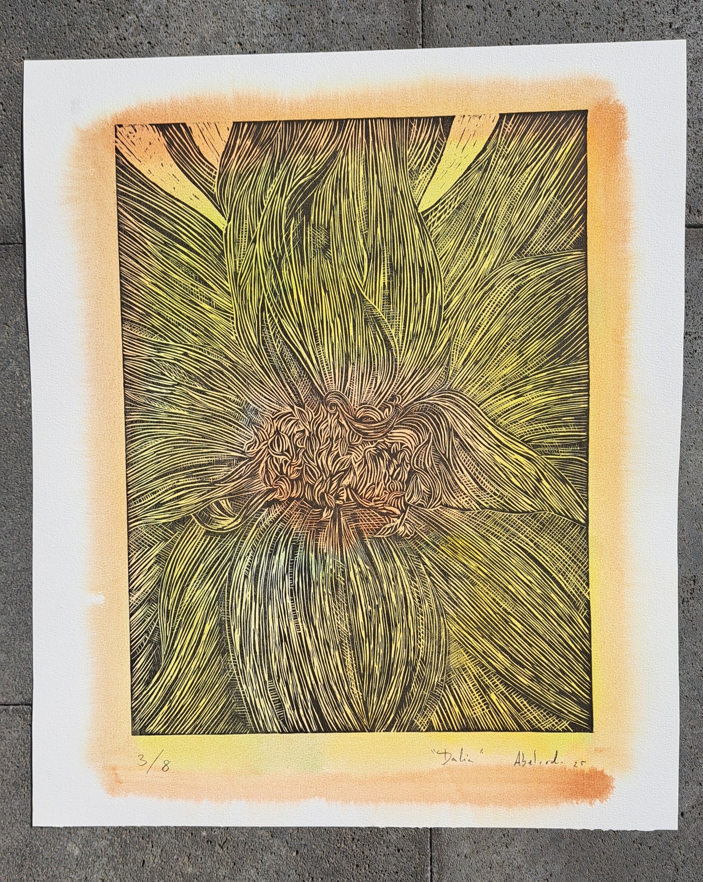 Dahlia (unframed) 3