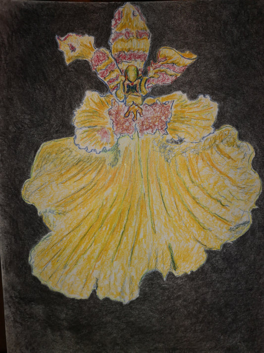 Orquídea (lápices 2020)